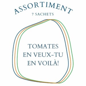 Assortiment tomates en veux-tu en voilà ! - 7 sachets de graines